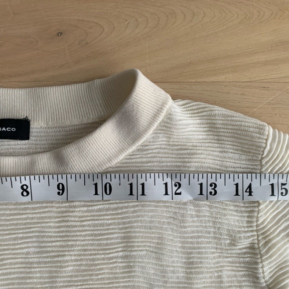 CLUB MONACO - Semi-sheer long-sleeve wool-blend top - Picture 5 of 9